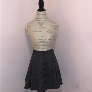 BUTTON UP MINI SKIRT